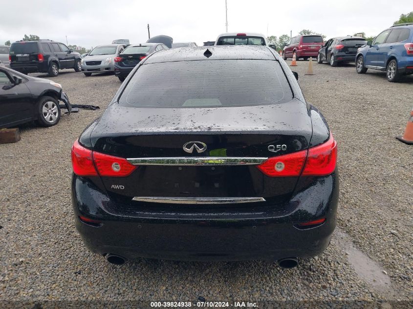 2017 Infiniti Q50 Premium VIN: JN1CV7ARXHM680727 Lot: 39824938