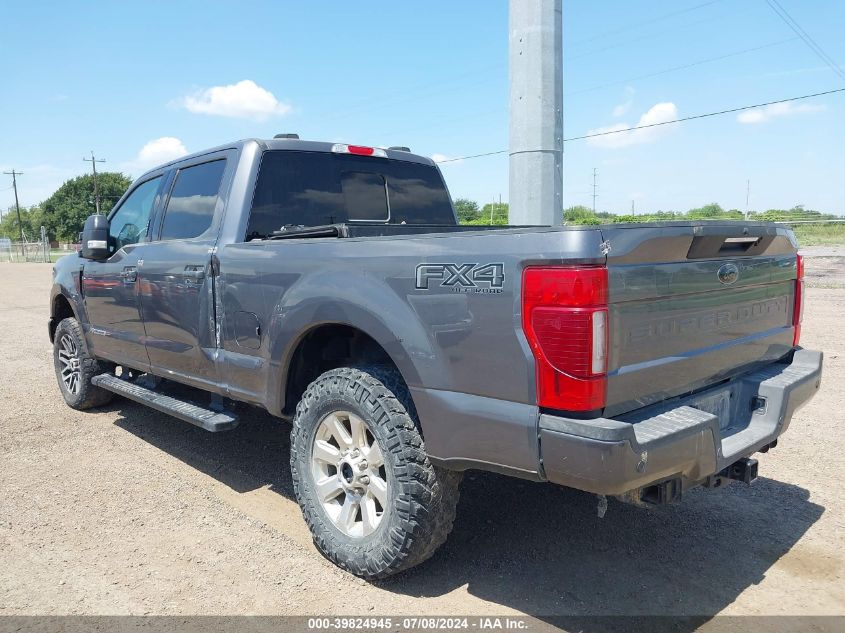 2021 Ford F-250 Lariat VIN: 1FT7W2BT5MEC30710 Lot: 39824945