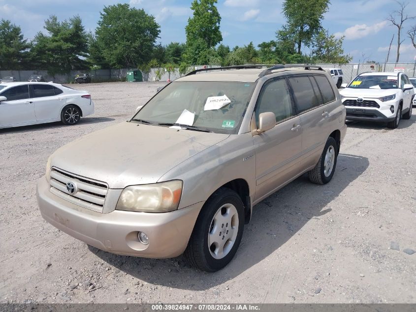 2005 Toyota Highlander Limited V6 VIN: JTEEP21A950130110 Lot: 39824947