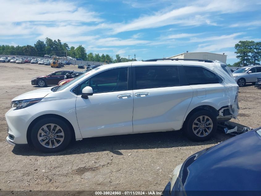 2023 Toyota Sienna Xle VIN: 5TDYRKEC7PS164635 Lot: 39824960