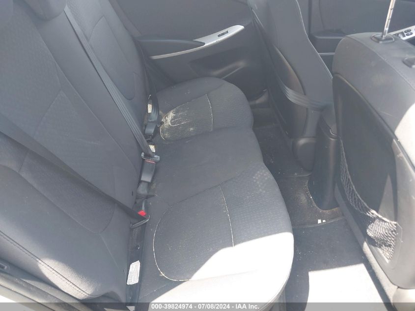 2013 Hyundai Accent Se VIN: KMHCU5AE9DU066016 Lot: 39824974