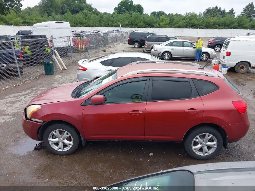 2008 Nissan Rogue Sl VIN: JN8AS58T68W001824 Lot: 39825000