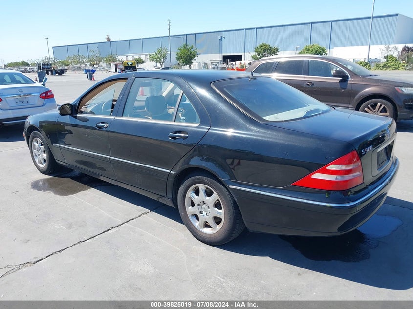 2001 Mercedes-Benz S 500 VIN: WDBNG75J81A192225 Lot: 39825019