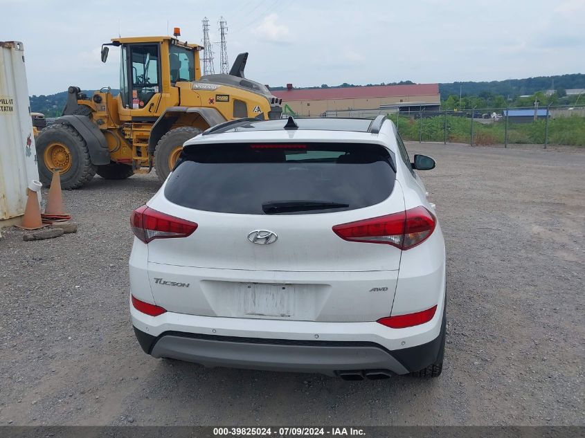 2018 Hyundai Tucson Value VIN: KM8J3CA22JU731905 Lot: 39825024