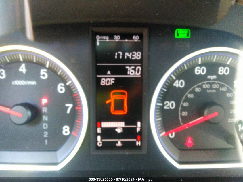 2009 Honda Cr-V Ex-L VIN: 5J6RE487X9L026080 Lot: 39825035