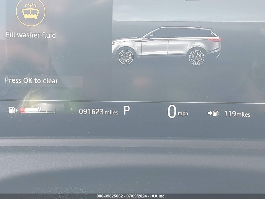 2018 Land Rover Range Rover Velar P250 Se R-Dynamic VIN: SALYL2RX8JA736680 Lot: 39825062