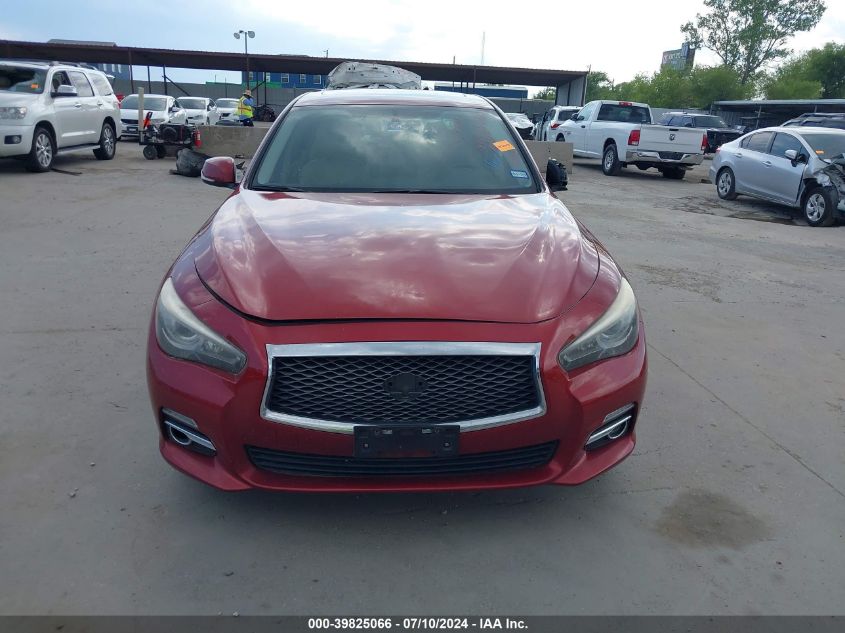 2014 Infiniti Q50 Premium VIN: JN1BV7APXEM683472 Lot: 39825066