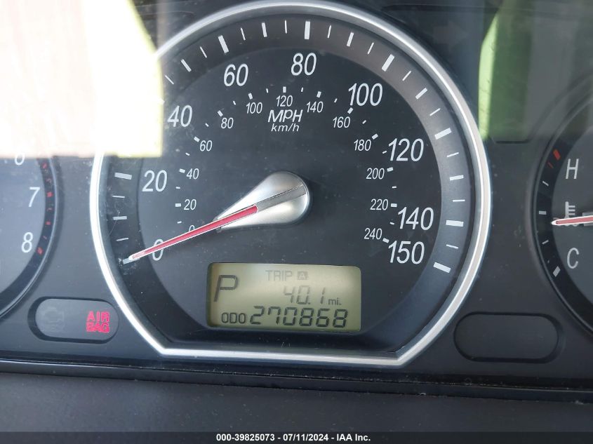 2006 Hyundai Sonata Gl VIN: KMHET46C56A076852 Lot: 39825073