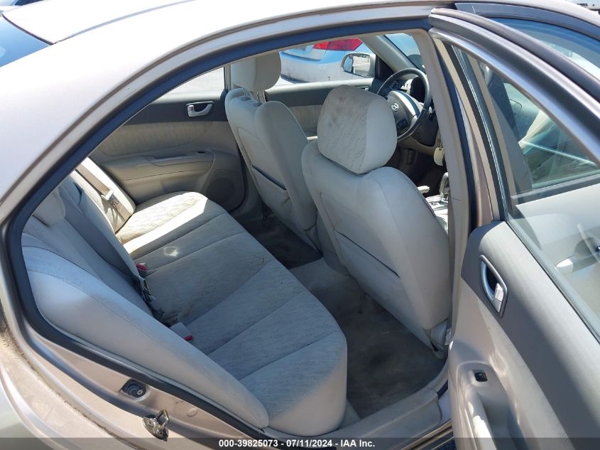 2006 Hyundai Sonata Gl VIN: KMHET46C56A076852 Lot: 39825073