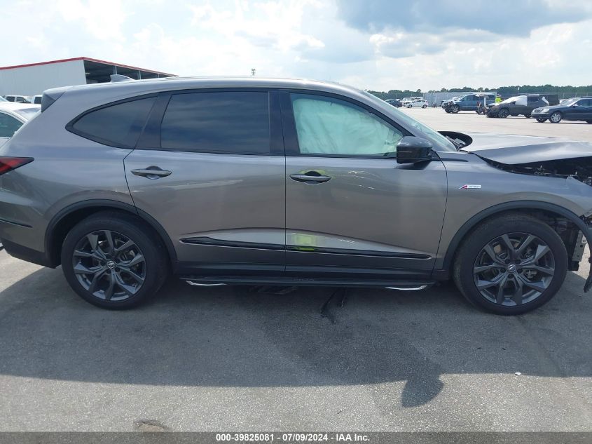 2022 Acura Mdx A-Spec Package VIN: 5J8YE1H07NL027590 Lot: 39825081