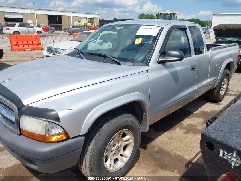 2004 Dodge Dakota VIN: 1D7GL12K44S589502 Lot: 39825091