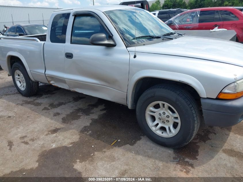 2004 Dodge Dakota VIN: 1D7GL12K44S589502 Lot: 39825091