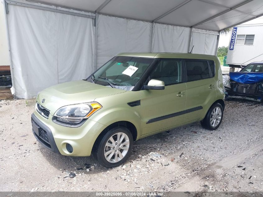 2012 Kia Soul + VIN: KNDJT2A63C7462459 Lot: 39825095