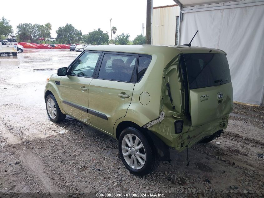 2012 Kia Soul + VIN: KNDJT2A63C7462459 Lot: 39825095