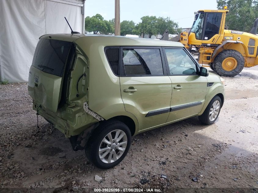 2012 Kia Soul + VIN: KNDJT2A63C7462459 Lot: 39825095