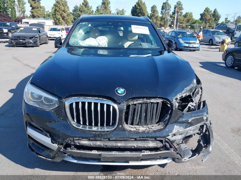 2020 BMW X3 xDrive30I VIN: 5UXTY5C02L9C64725 Lot: 39825133