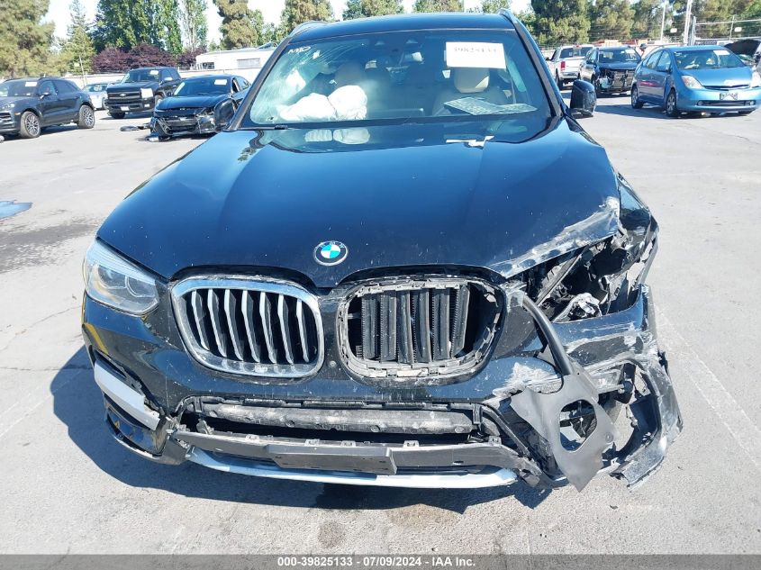 2020 BMW X3 xDrive30I VIN: 5UXTY5C02L9C64725 Lot: 39825133