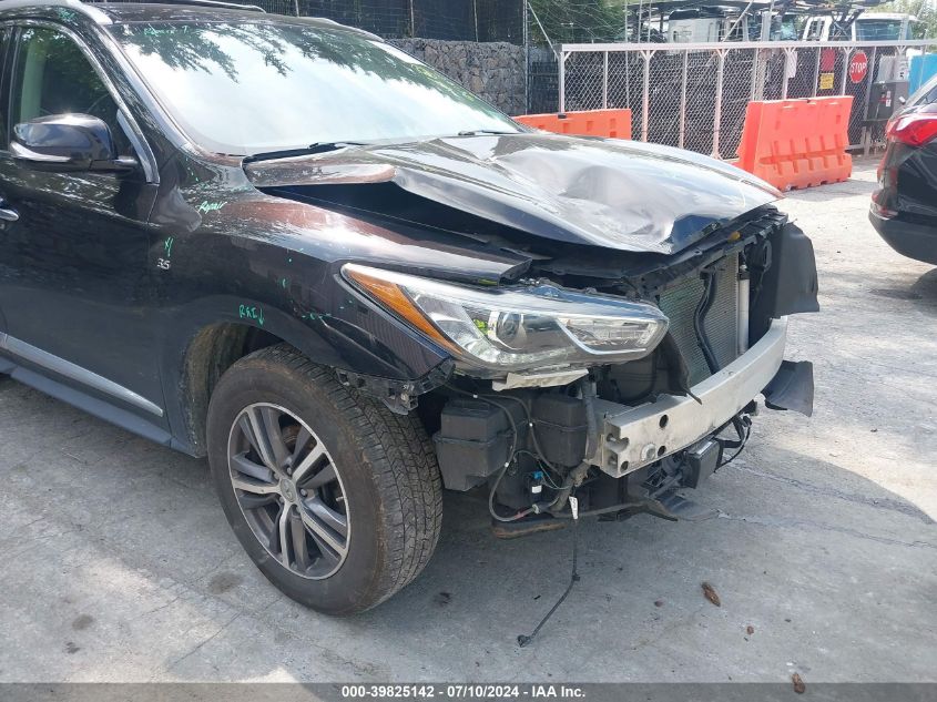 2019 Infiniti Qx60 Luxe VIN: 5N1DL0MM6KC516205 Lot: 39825142