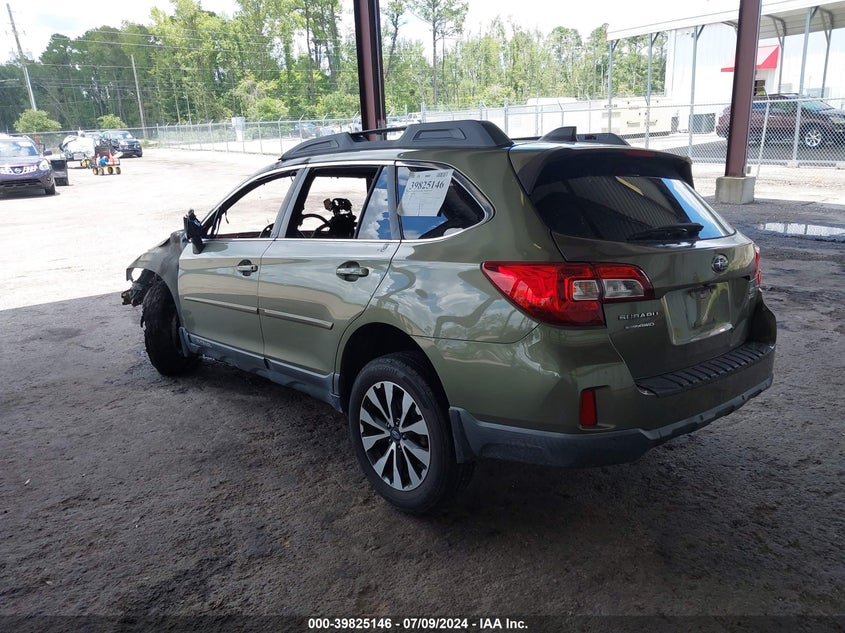 2017 SUBARU OUTBACK 2.5I LIMITED - 4S4BSANC7H3216512