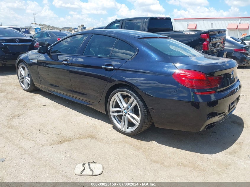 2016 BMW 650I Gran Coupe VIN: WBA6D4C53GD977159 Lot: 39825158