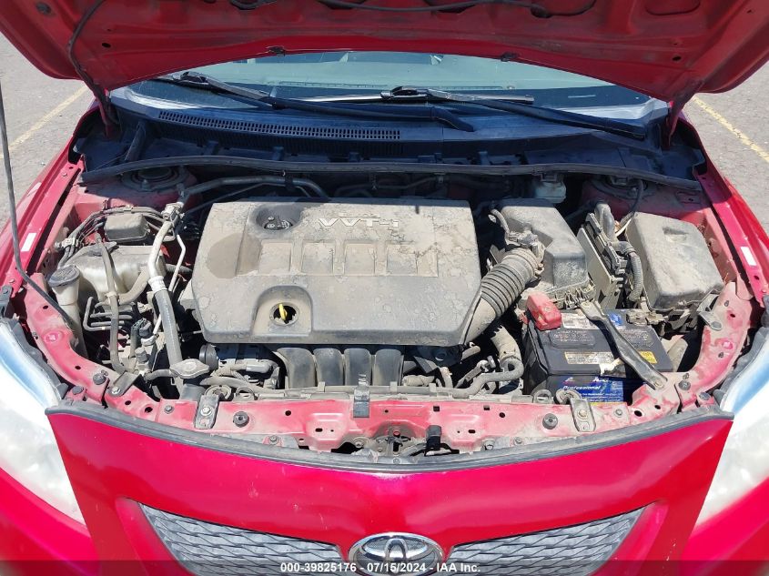 2010 Toyota Corolla Le VIN: 1NXBU4EE3AZ186132 Lot: 39825176