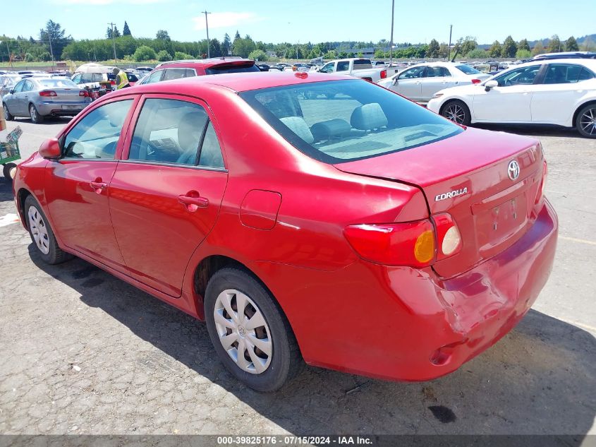 2010 Toyota Corolla Le VIN: 1NXBU4EE3AZ186132 Lot: 39825176