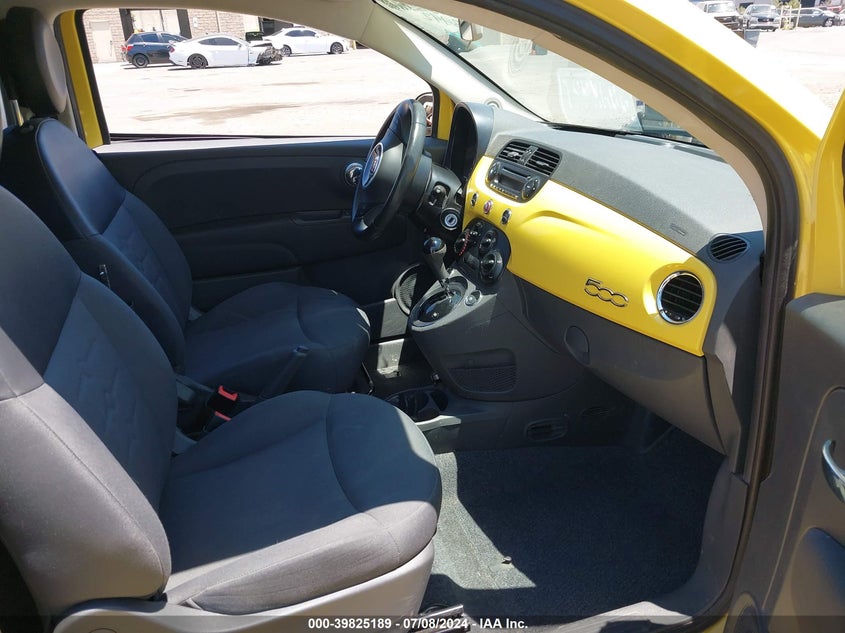 2013 Fiat 500 Pop VIN: 3C3CFFAR2DT747267 Lot: 39825189