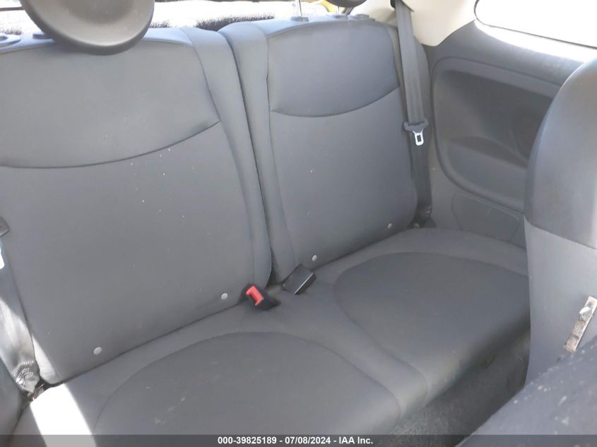 2013 Fiat 500 Pop VIN: 3C3CFFAR2DT747267 Lot: 39825189