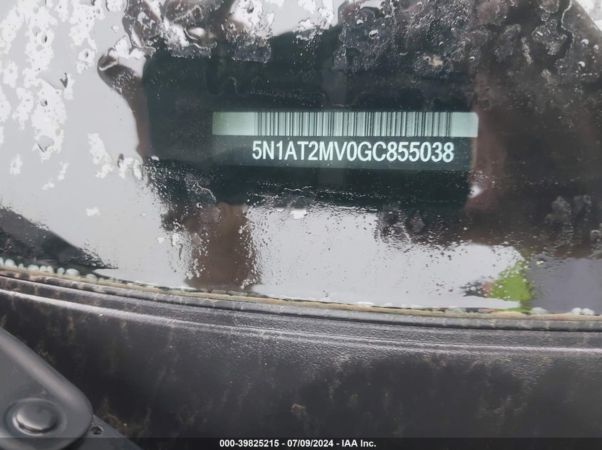 2016 NISSAN ROGUE S/SL/SV - 5N1AT2MV0GC855038