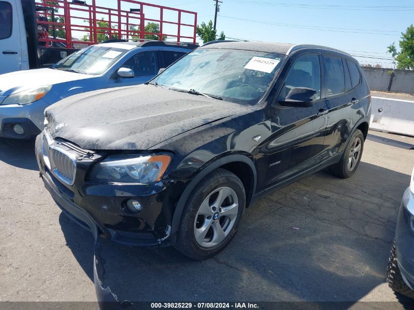 2011 BMW X3 xDrive28I VIN: 5UXWX5C52BL702718 Lot: 39825229