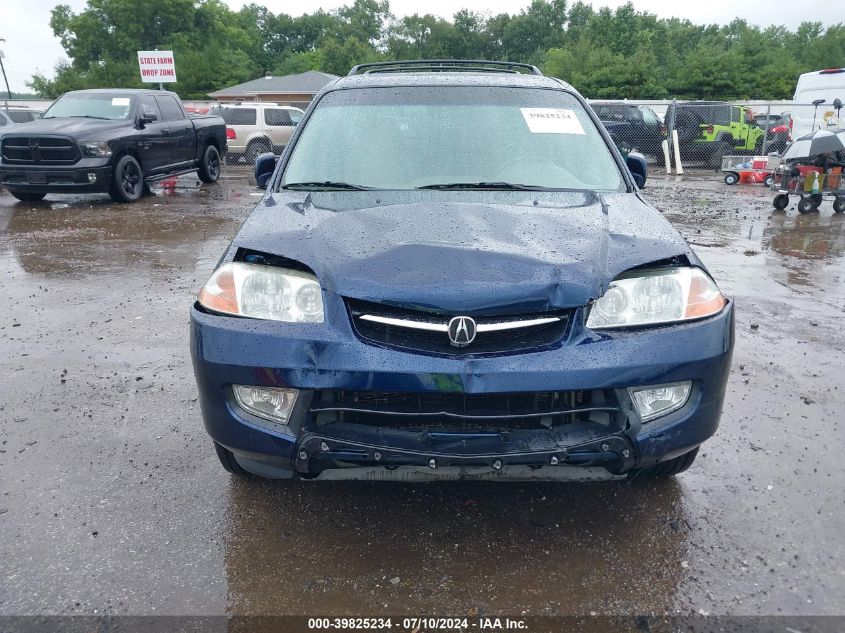 2003 Acura Mdx VIN: 2HNYD18993H520675 Lot: 39825234