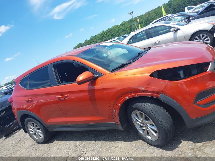 2016 Hyundai Tucson Se VIN: KM8J23A46GU041166 Lot: 39825293