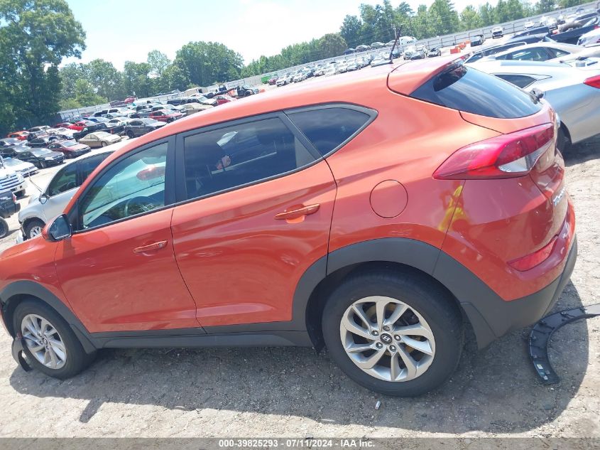 2016 Hyundai Tucson Se VIN: KM8J23A46GU041166 Lot: 39825293