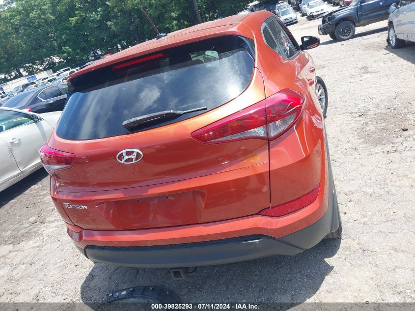 2016 Hyundai Tucson Se VIN: KM8J23A46GU041166 Lot: 39825293