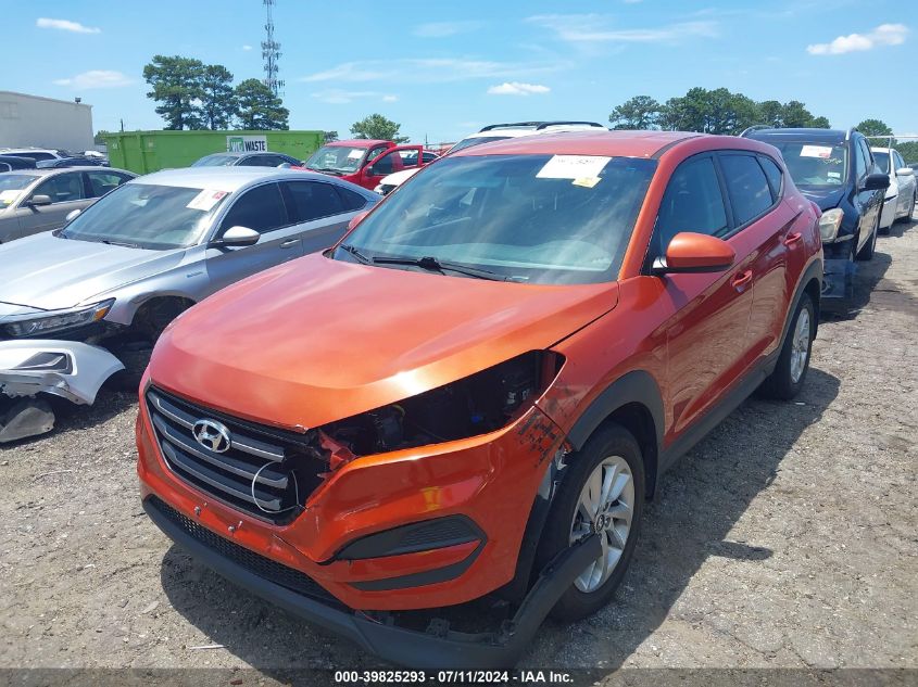 2016 Hyundai Tucson Se VIN: KM8J23A46GU041166 Lot: 39825293