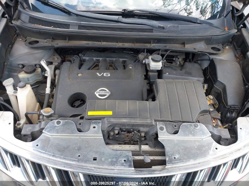 2009 Nissan Murano Sl VIN: JN8AZ18W19W210047 Lot: 39825297