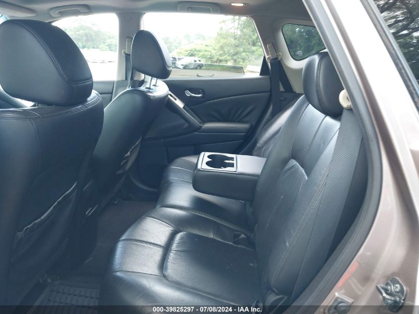 2009 Nissan Murano Sl VIN: JN8AZ18W19W210047 Lot: 39825297