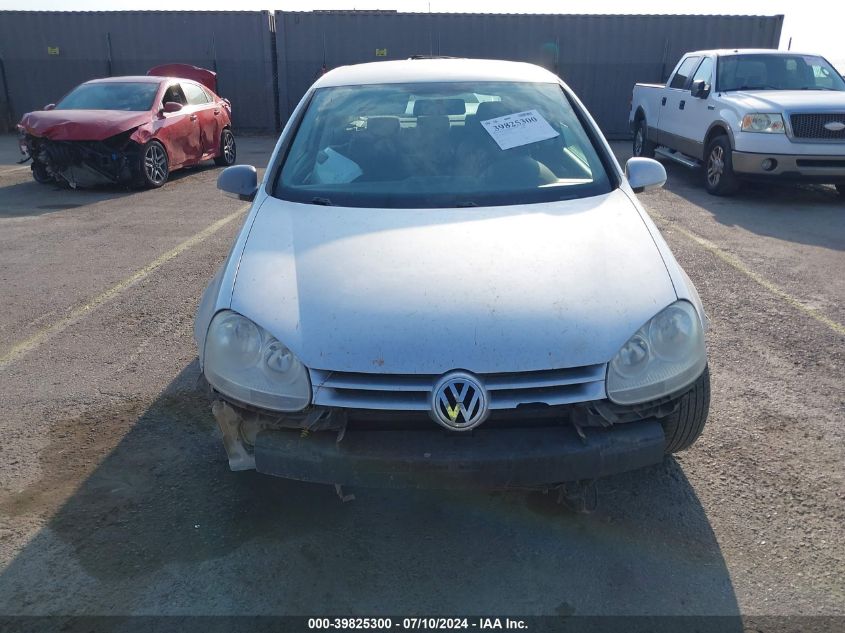 2008 Volkswagen Rabbit S VIN: WVWAB71K98W096968 Lot: 39825300