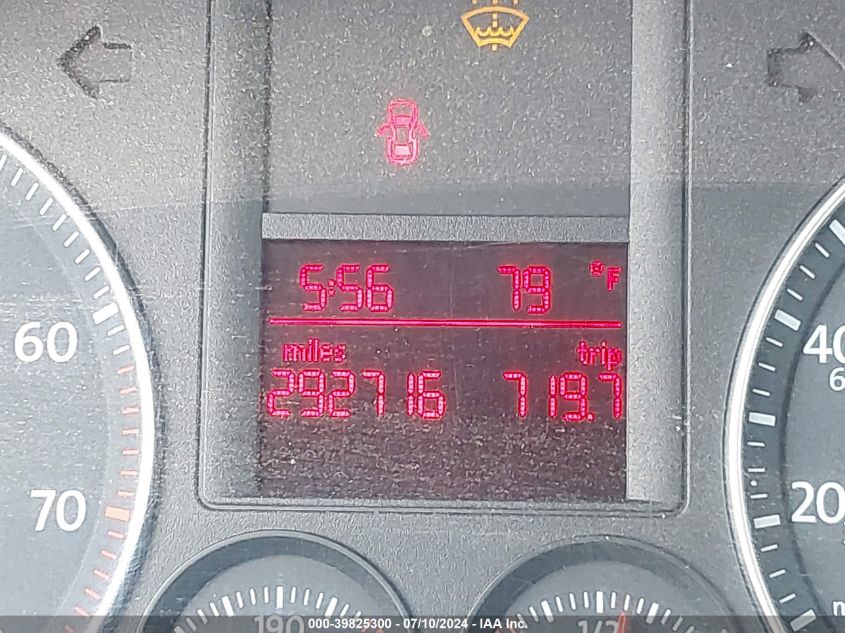 2008 Volkswagen Rabbit S VIN: WVWAB71K98W096968 Lot: 39825300