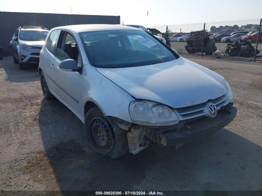 2008 Volkswagen Rabbit S VIN: WVWAB71K98W096968 Lot: 39825300