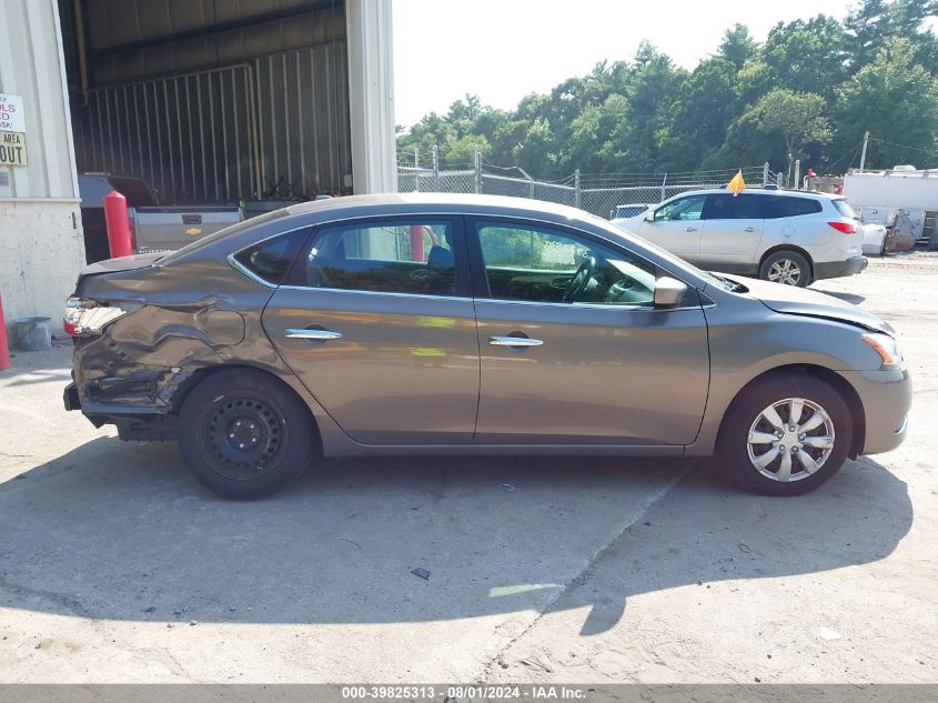 2015 Nissan Sentra Fe+ S/S/Sl/Sr/Sv VIN: 3N1AB7AP6FL650629 Lot: 39825313