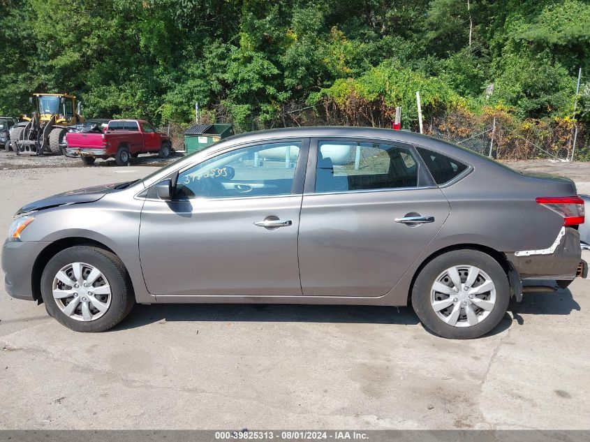 2015 Nissan Sentra Fe+ S/S/Sl/Sr/Sv VIN: 3N1AB7AP6FL650629 Lot: 39825313