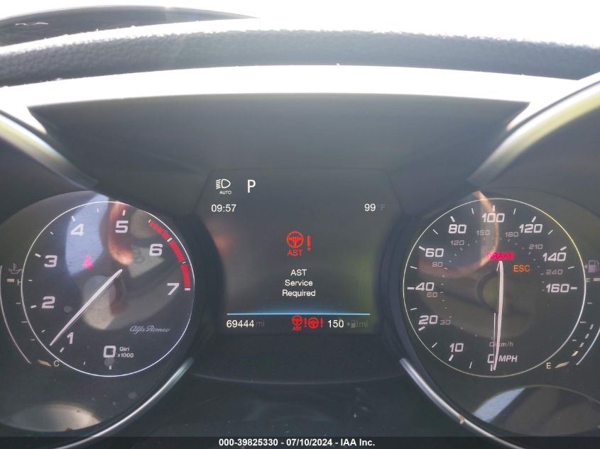 2017 Alfa Romeo Giulia Ti Awd VIN: ZARFAEEN4H7538394 Lot: 39825330