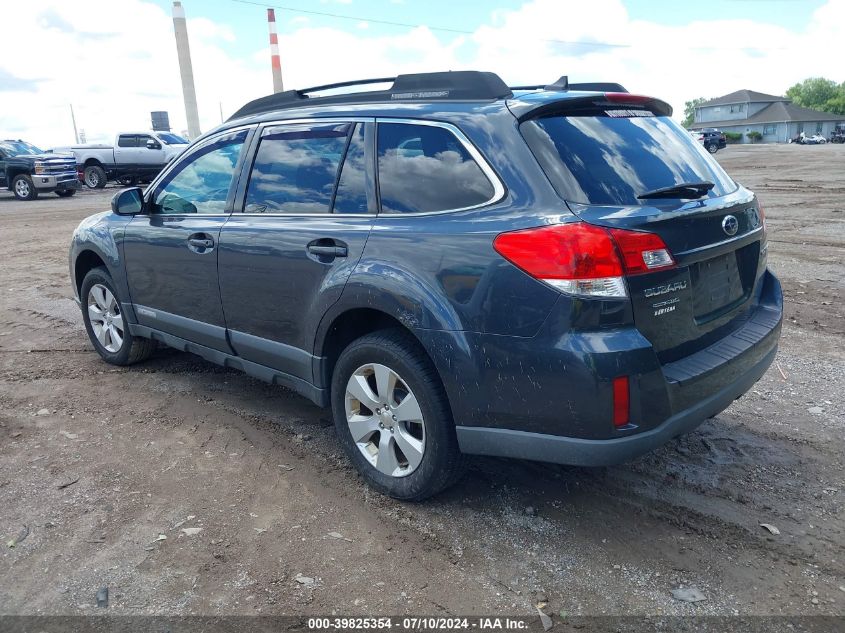 2011 Subaru Outback 2.5I Limited VIN: 4S4BRBLC7B3401462 Lot: 39825354