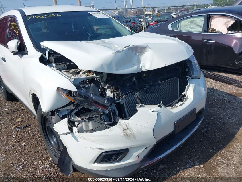 2016 Nissan Rogue S VIN: KNMAT2MVXGP723949 Lot: 39825356