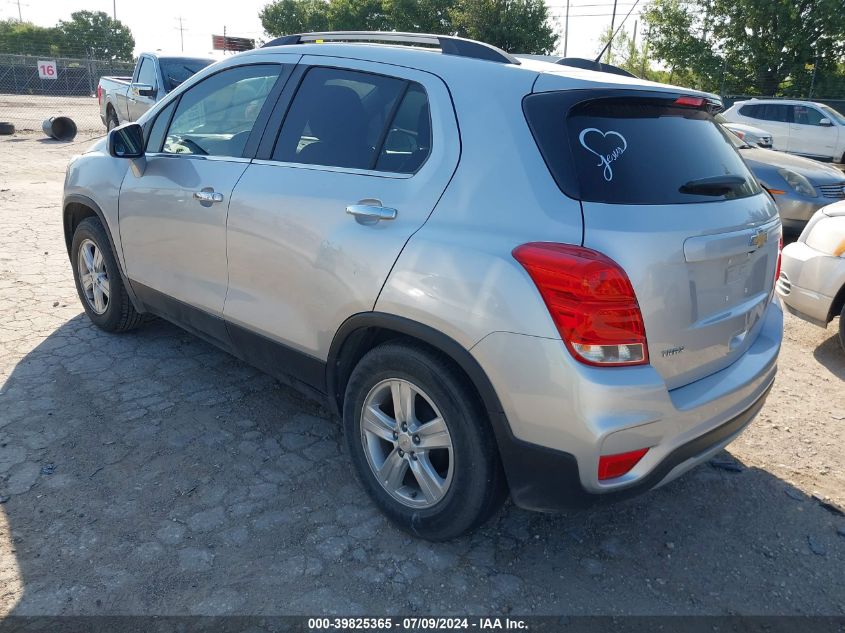 2020 Chevrolet Trax Fwd Lt VIN: KL7CJLSB3LB026561 Lot: 39825365