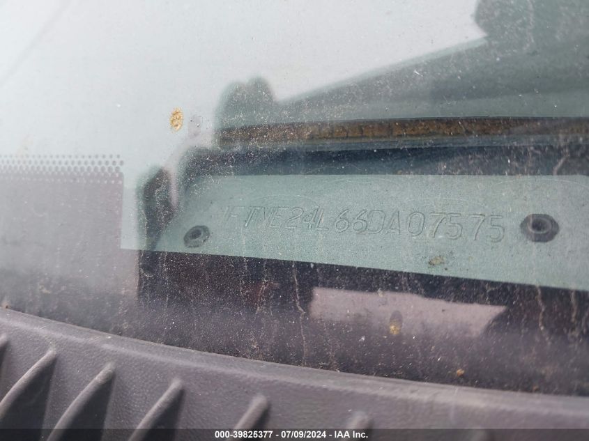 2006 Ford E-250 E250 Van VIN: 1FTNE24L66DA07575 Lot: 39825377