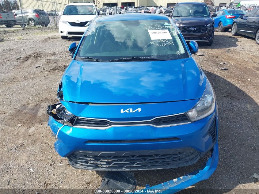 2022 Kia Rio S VIN: 3KPA24AD0NE440189 Lot: 39825390