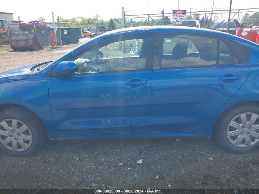 2022 Kia Rio S VIN: 3KPA24AD0NE440189 Lot: 39825390