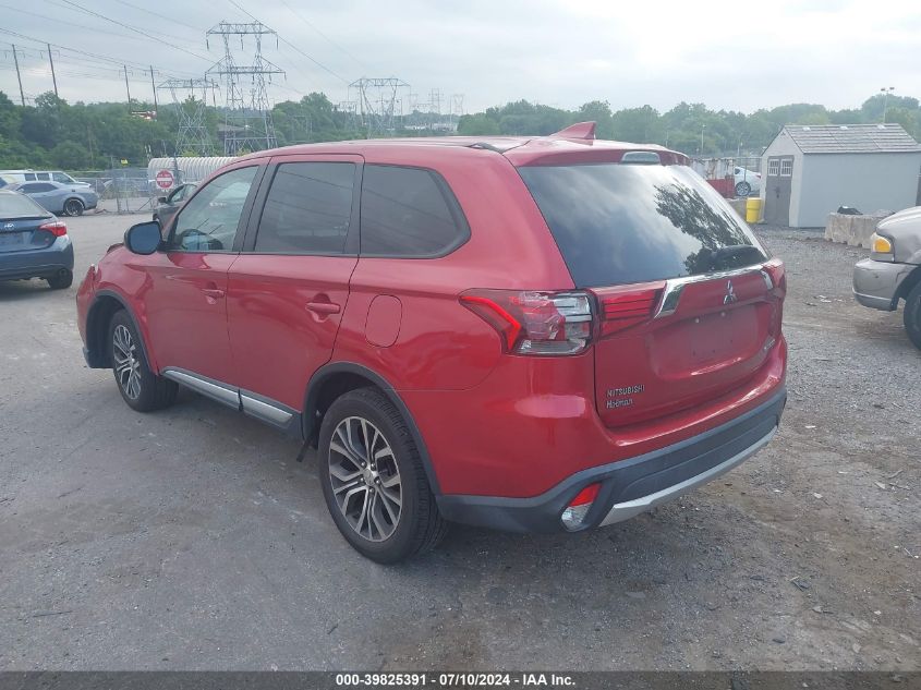 2018 Mitsubishi Outlander Es VIN: JA4AZ3A30JZ037111 Lot: 39825391